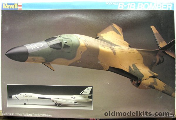 Revell 1/48 Rockwell B-1B Bomber, 4725 plastic model kit